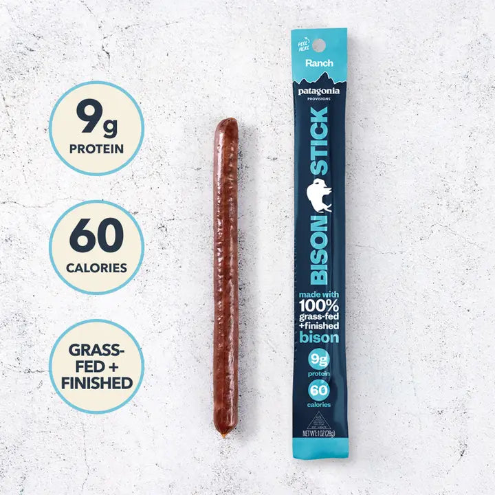 Grass Fed + Finished Bison Sticks