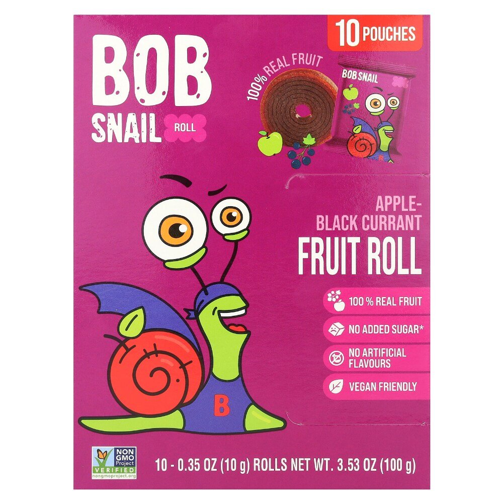 Apple - Black Currant Fruit Roll - 10 Rolls - Tiny Noms