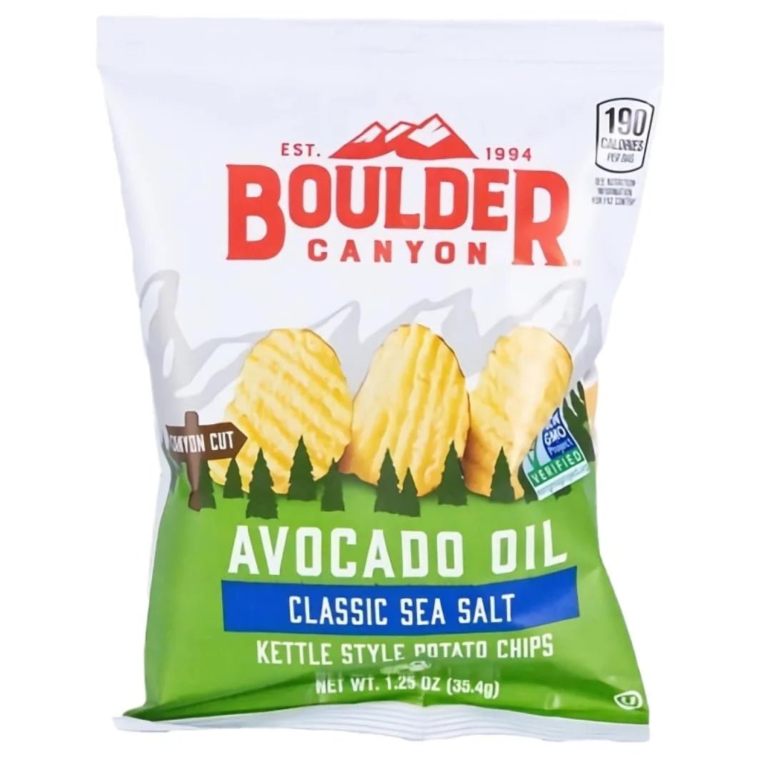 Avocado Oil Kettle Style Potato Chips - Sea Salt - Tiny Noms