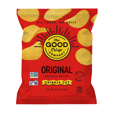 Crinkle Cut Potato Chips - Tiny NomsCrinkle Cut Potato ChipsTHE GOOD CRISP COMPANY