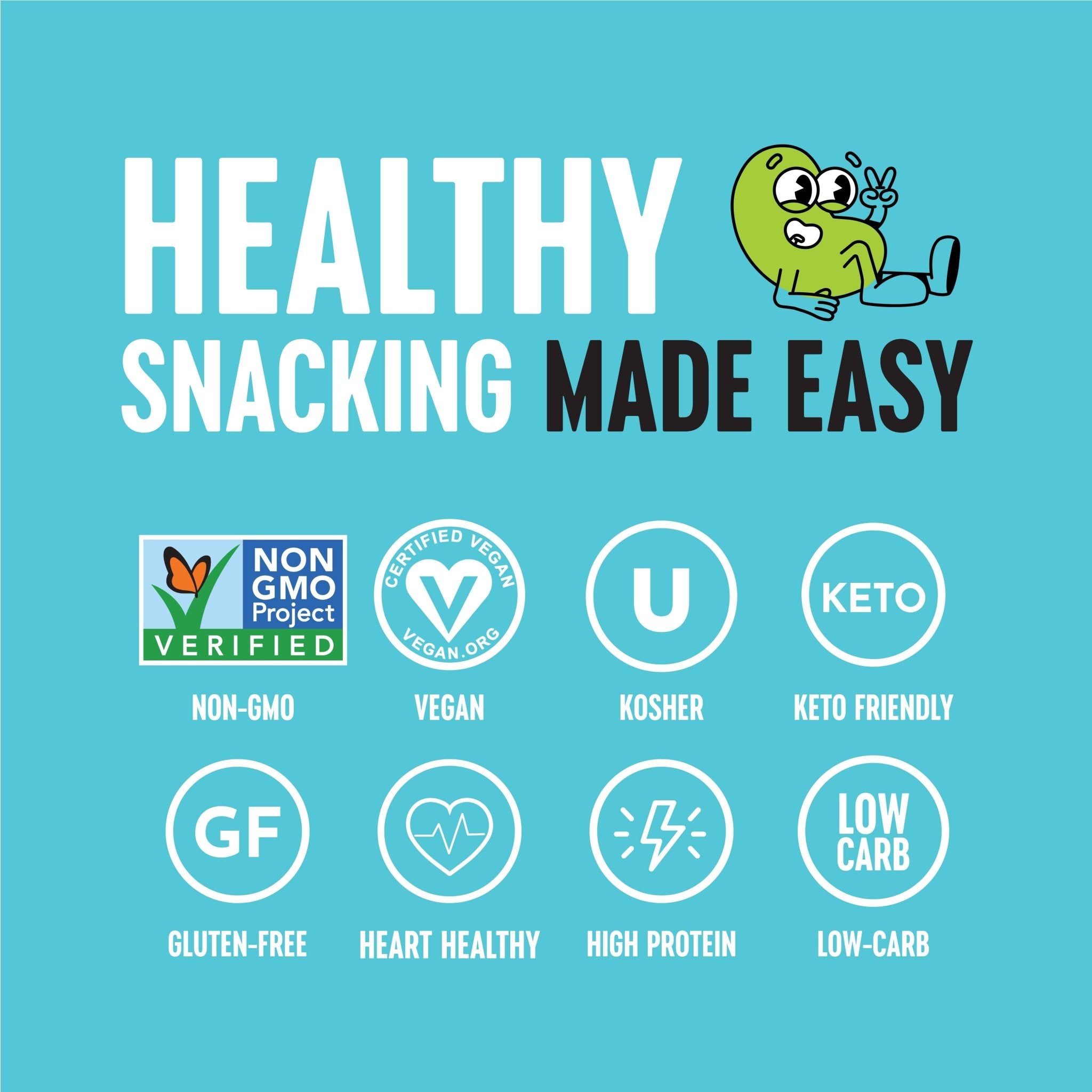 Crunchy Roasted Edamame Sea Salt (Single) - Tiny Noms
