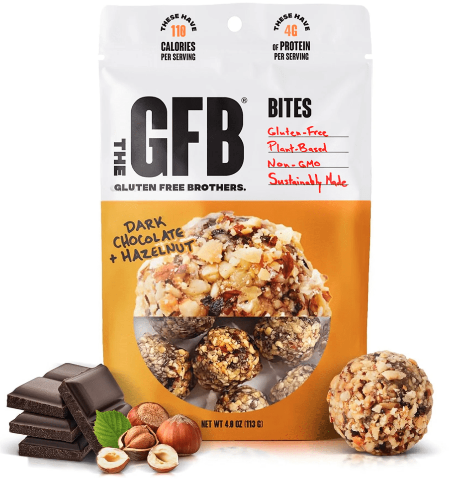 Dark Chocolate & Hazelnut Bites - Tiny Noms