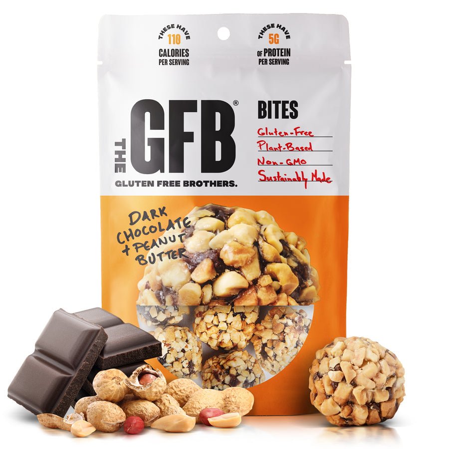 Dark Chocolate Peanut Butter Bites - Tiny Noms