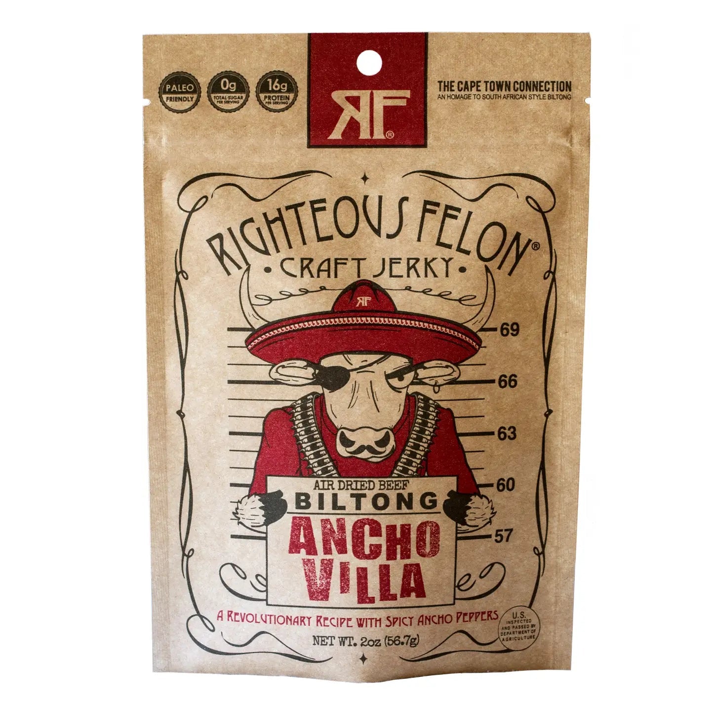 Fowl Capone Turkey Jerky - Tiny Noms