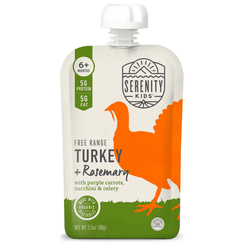 Free Range Chicken & Turkey Baby Food Pouch - Tiny Noms
