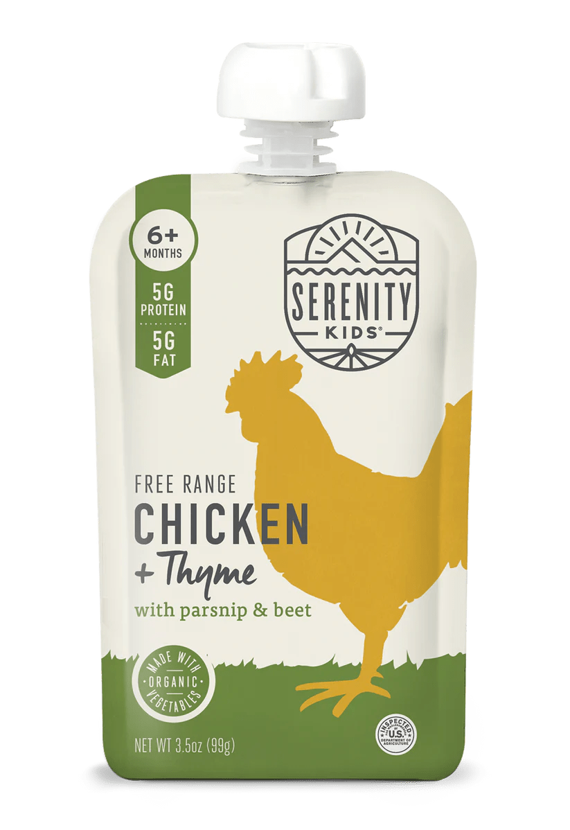 Free Range Chicken & Turkey Baby Food Pouch - Tiny Noms