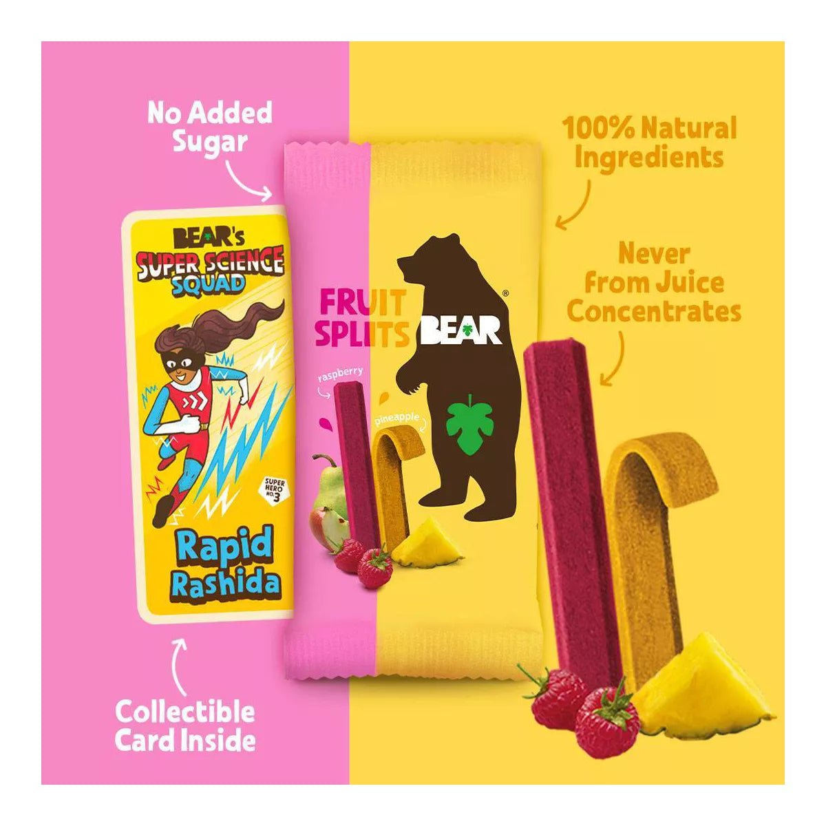 Fruit Splits Raspberry Pineapple - Tiny Noms