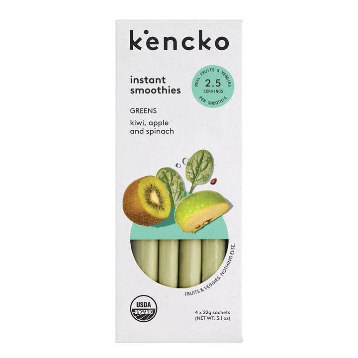 Greens Organic Fruit & Veggie Smoothie Mix (4 Smoothies) - Tiny Noms