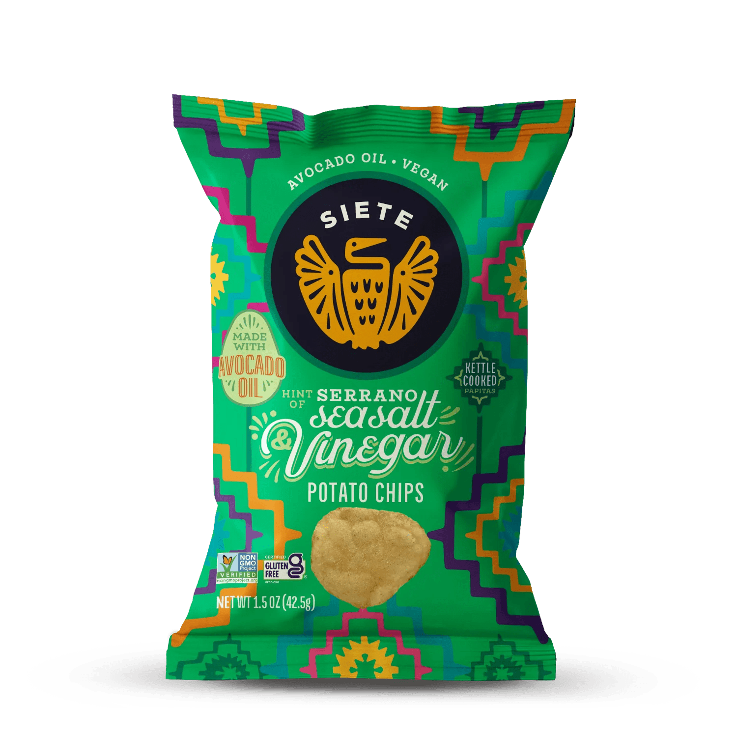 Kettle Cooked Sea Salt & Vinegar Potato Chips (Snack Size) - Tiny Noms