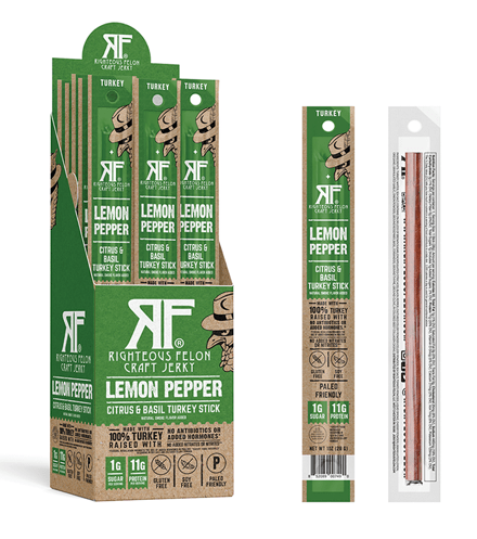 Lemon Pepper Turkey Stick (Single) - Tiny Noms