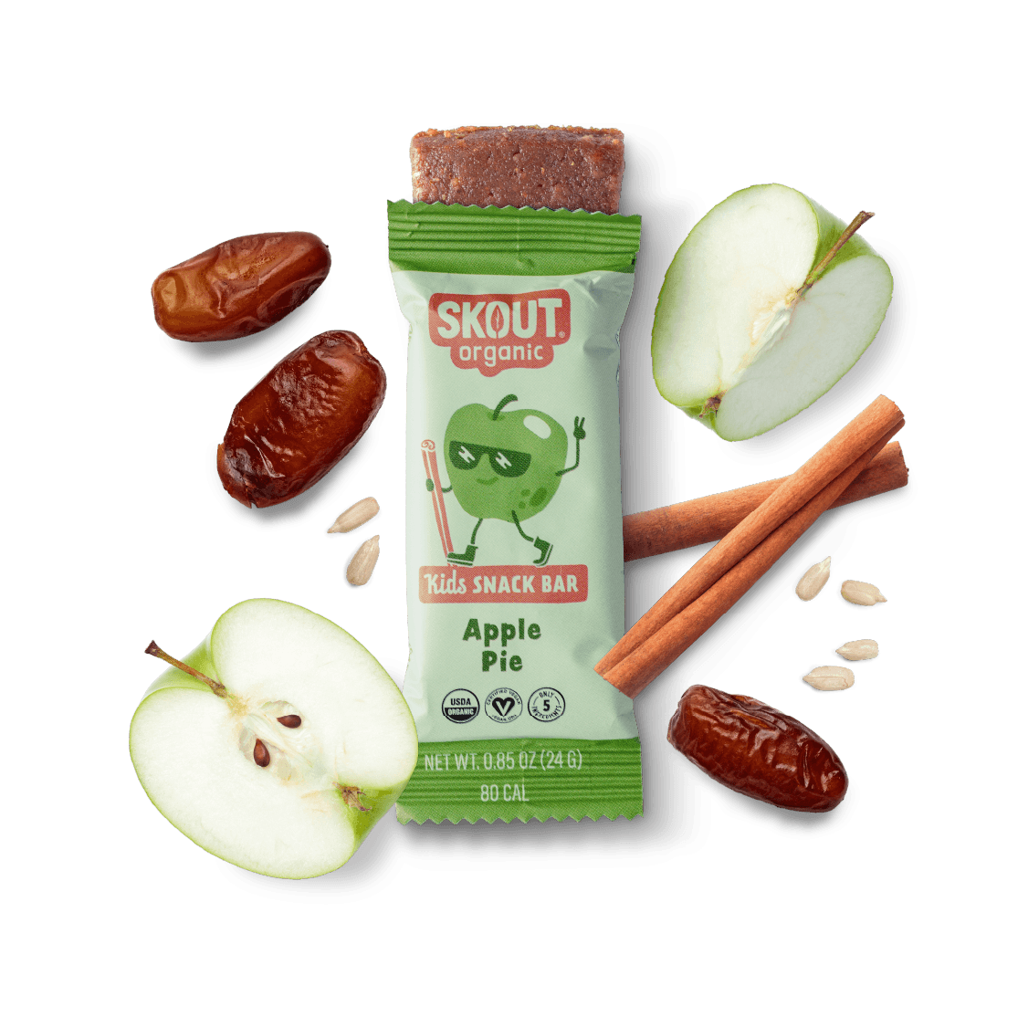 Organic Apple Pie Kids Bar (Single) - Tiny Noms