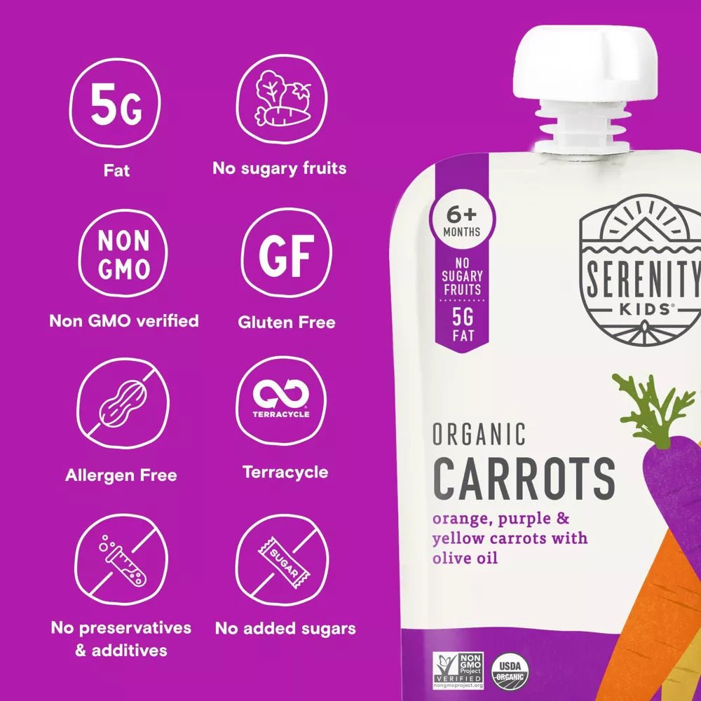 Organic Carrots - Tiny Noms