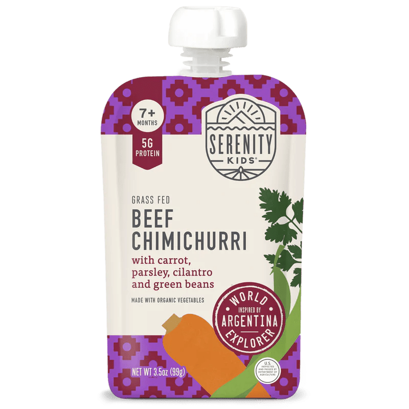 Organic Grass - Fed Beef & Bison Pouches - Tiny Noms