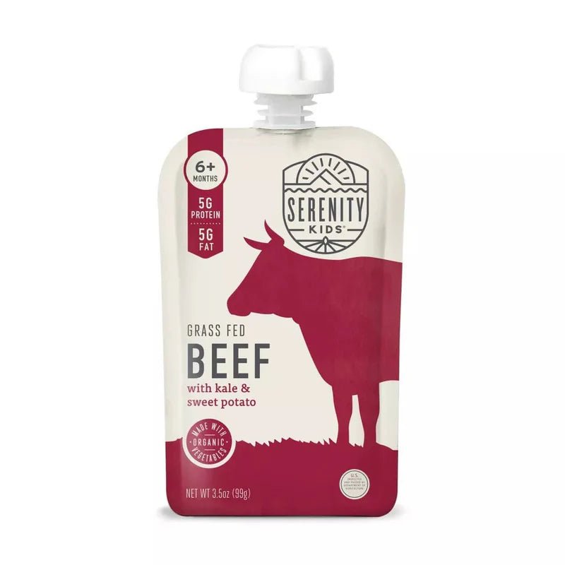 Organic Grass - Fed Beef & Bison Pouches - Tiny Noms
