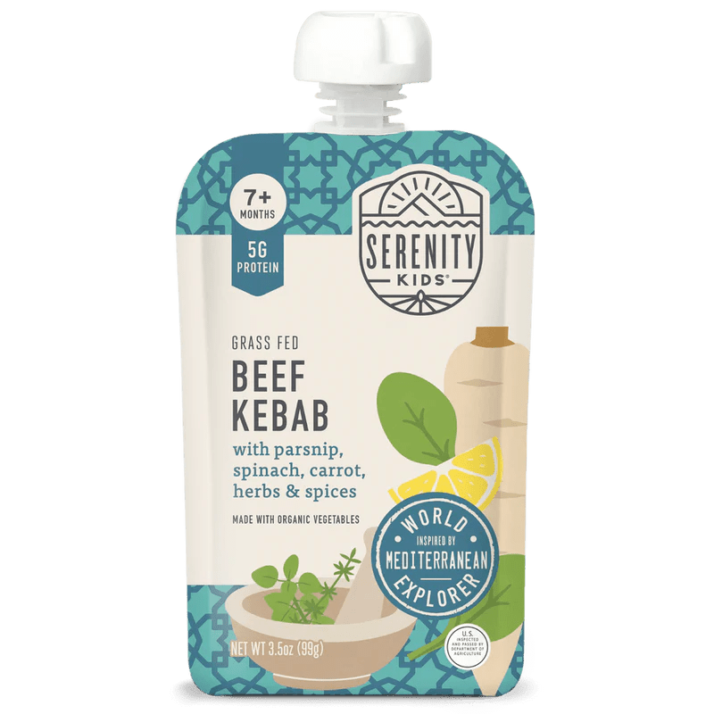 Organic Grass - Fed Beef & Bison Pouches - Tiny Noms