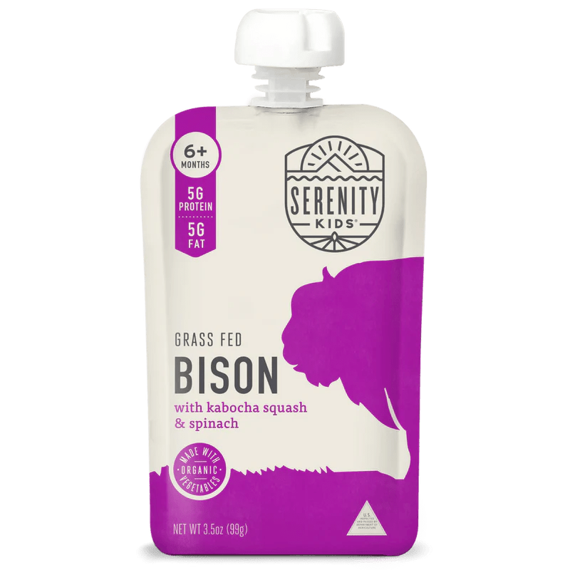 Organic Grass - Fed Beef & Bison Pouches - Tiny Noms