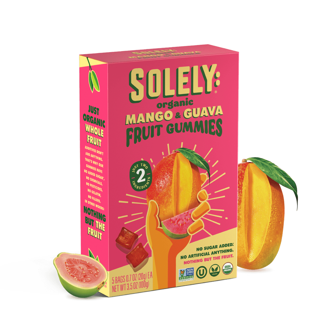 Organic Mango and Guava Whole Fruit Gummies (Single) - Tiny Noms