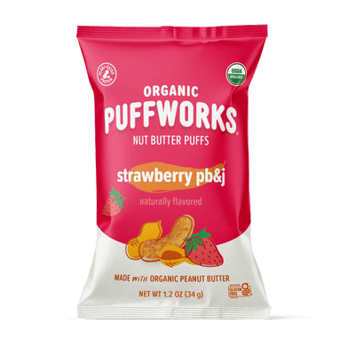 Organic Nut Butter Puffs - Tiny NomsOrganic Nut Butter PuffsPUFFWORKS
