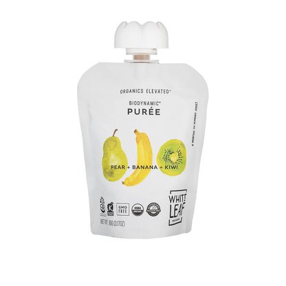 Organic Pear + Banana + Kiwi Puree - Tiny Noms