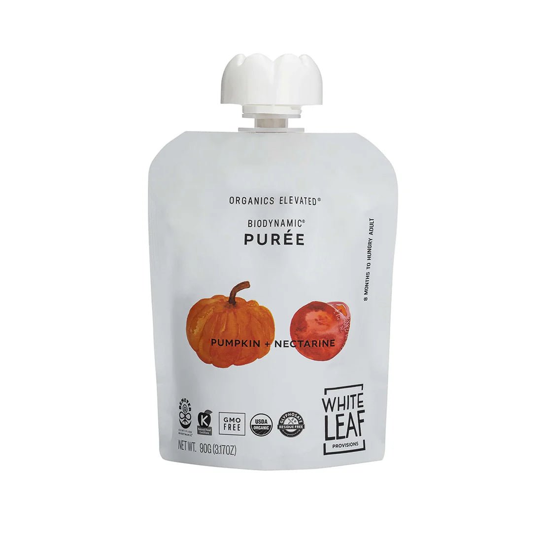 Organic Pumpkin + Nectarine Puree - Tiny Noms