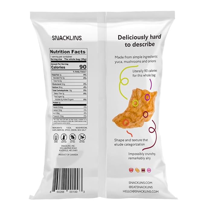 Plant Based Crisps BARBEQUE - Tiny Noms