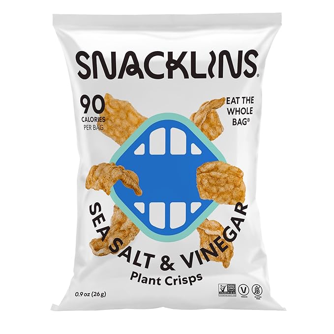 Plant Based Crisps SEA SALT & VINEGAR - Tiny Noms