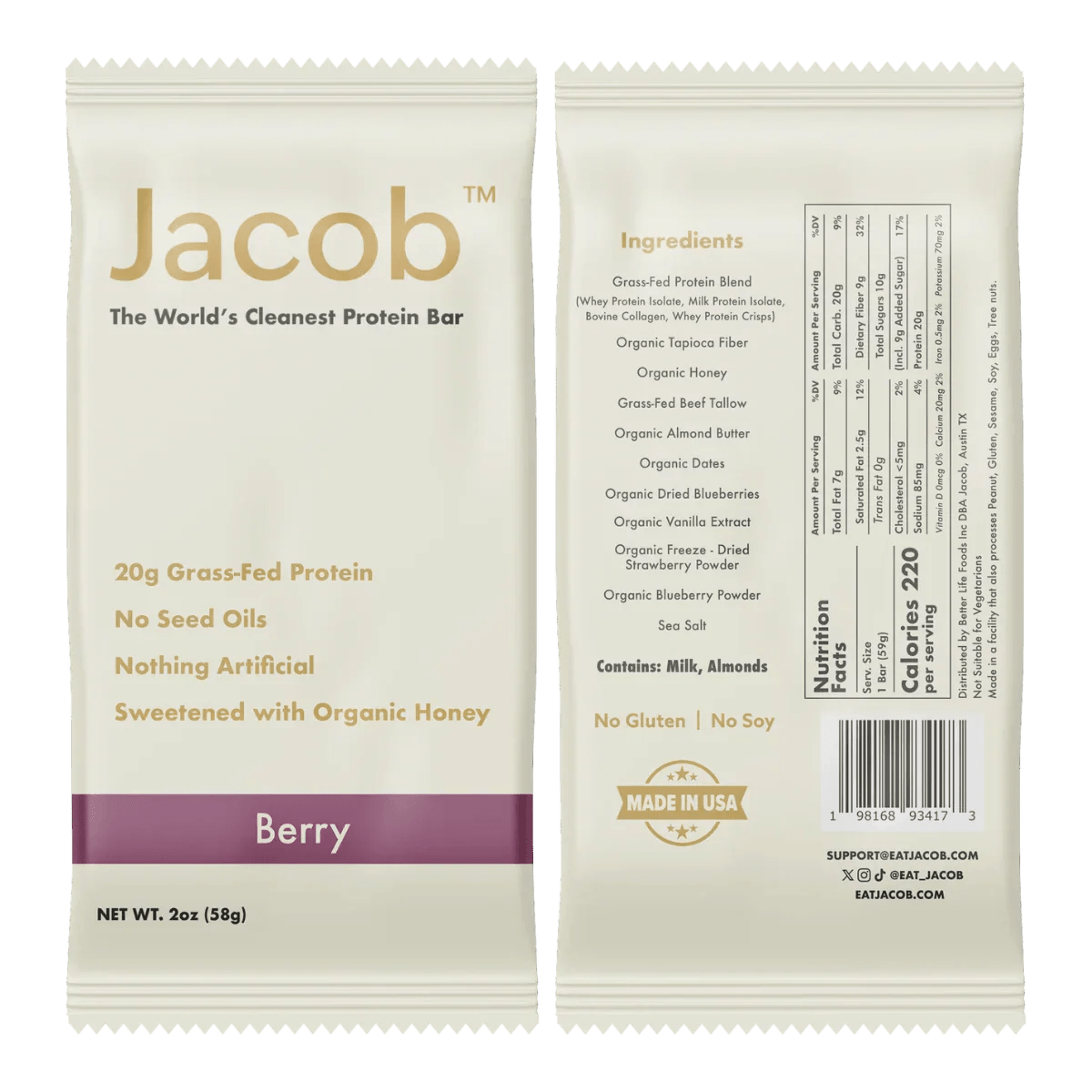 Protein Bar with Beef Tallow - Tiny Noms