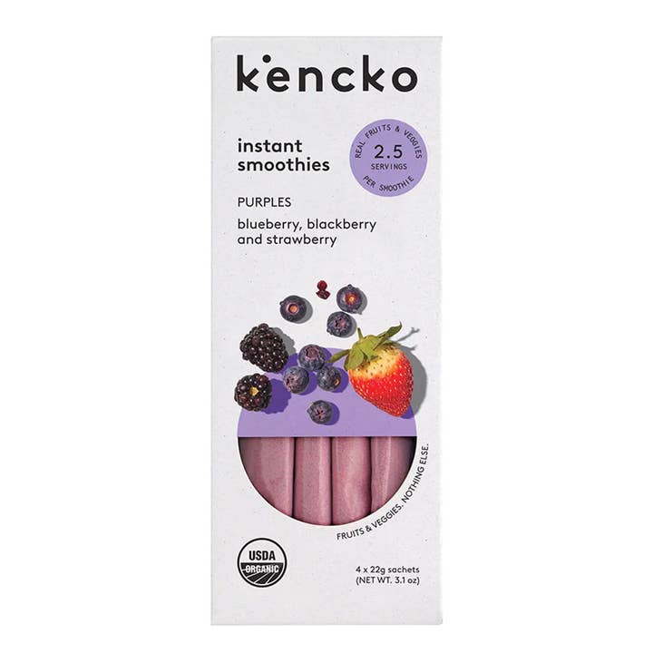 Purples Organic Fruit & Veggie Smoothie Mix (4 Smoothies) - Tiny Noms