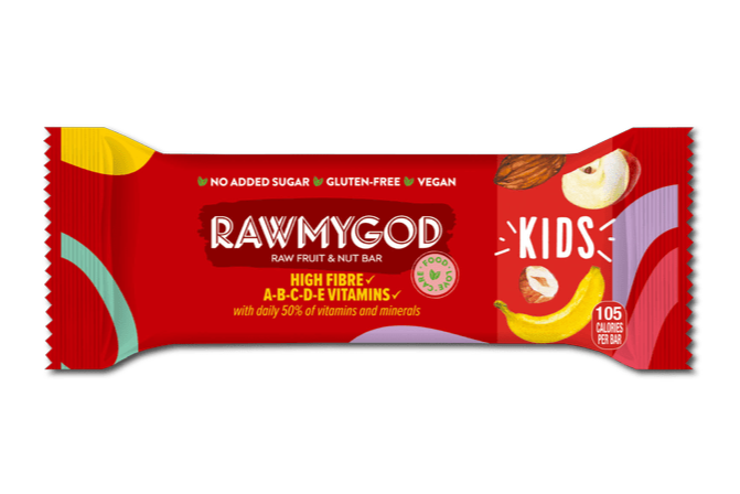 Raw Fruit & Nut Kids Bar with Vitamins - Tiny Noms