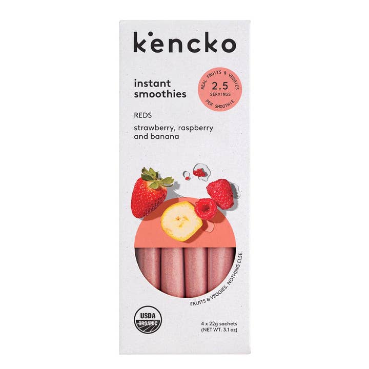 Reds Organic Fruit & Veggie Smoothie Mix (4 Smoothies) - Tiny Noms