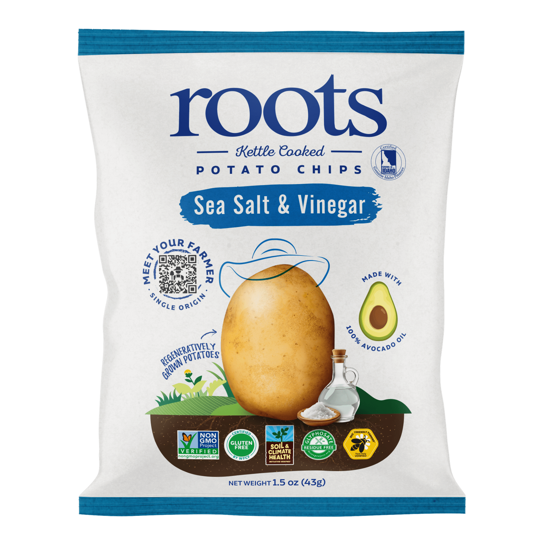 Sea Salt and Vinegar Kettle Cooked Chips - Tiny Noms