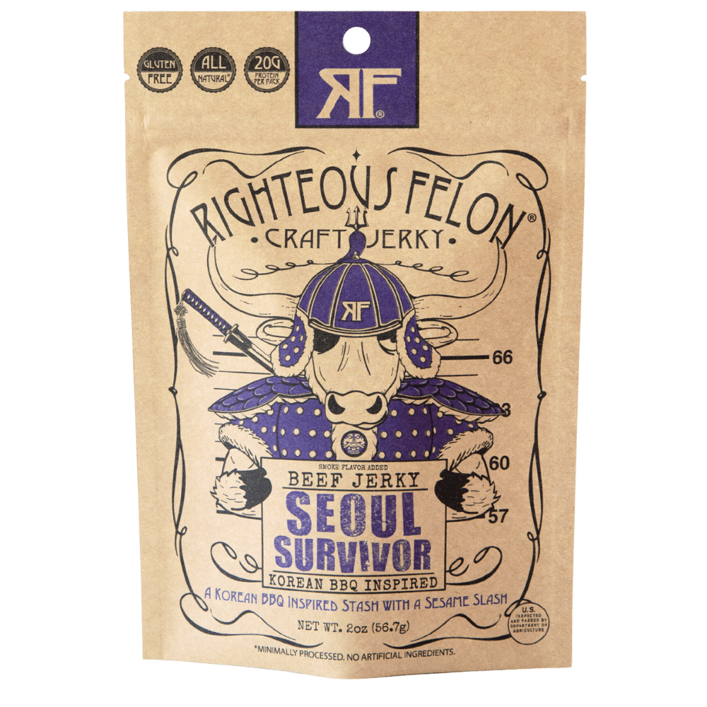 Seoul Survivor Korean BBQ Beef Jerky - Tiny Noms