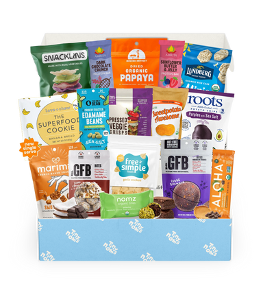Vegan Snack Box - 17 Snacks (UP TO 25% OFF) - Tiny NomsVegan Snack Box - 17 Snacks (UP TO 25% OFF)TINY NOMS